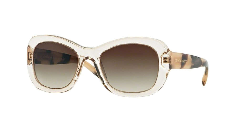 Burberry BE4189 Bifocal Prescription Sunglasses BE4189-350313-54 - Lens Diameter 54 mm, Frame Color Transparent Grey