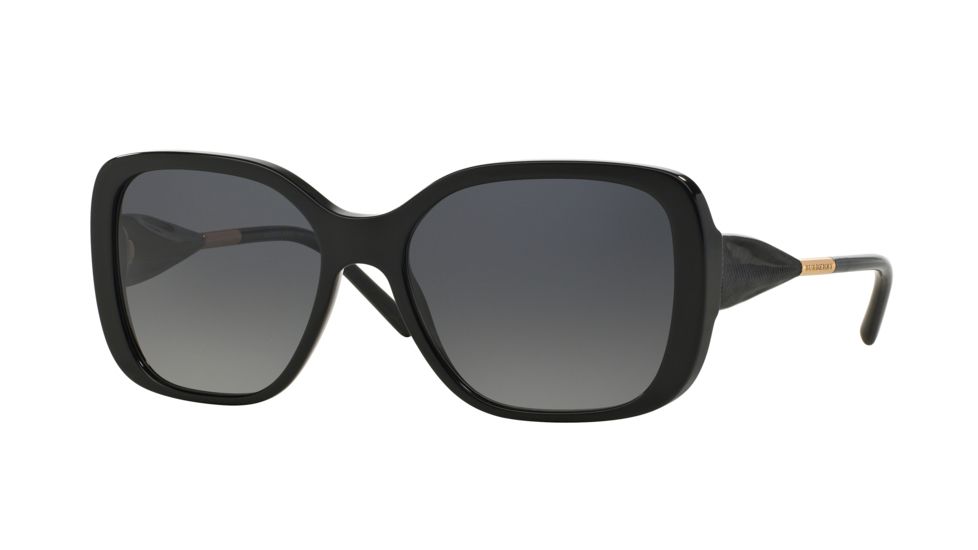 Burberry BE4192 Sunglasses 3001T3-56 - Black Frame, Polar Grey Gradient Lenses