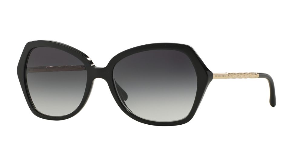 Burberry BE4193 Progressive Prescription Sunglasses BE4193-30018G-57 - Lens Diameter 57 mm, Frame Color Black