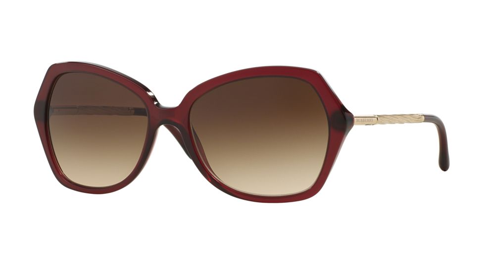 Burberry BE4193 Progressive Prescription Sunglasses BE4193-301413-57 - Lens Diameter 57 mm, Frame Color Bordeaux