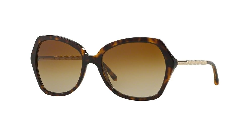 Burberry BE4193 Progressive Prescription Sunglasses BE4193-3002T5-57 - Lens Diameter 57 mm, Frame Color Dark Havana