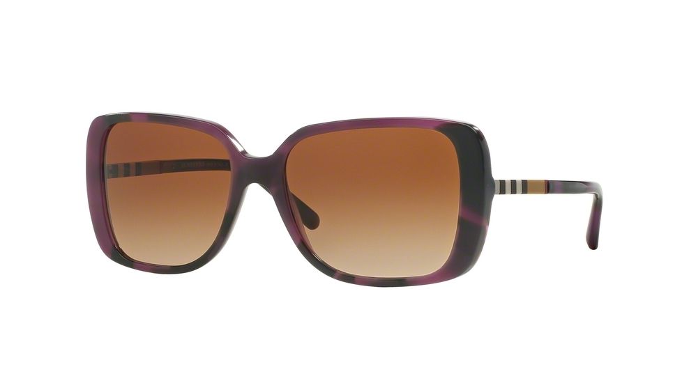Burberry BE4198 Bifocal Prescription Sunglasses BE4198-351913-57 - Lens Diameter 57 mm, Frame Color Spotted Violet