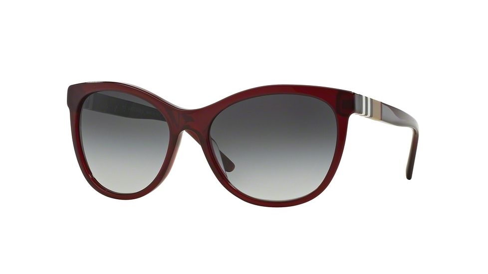 Burberry BE4199 Progressive Prescription Sunglasses BE4199-35438G-58 - Lens Diameter 58 mm, Frame Color Bordeaux