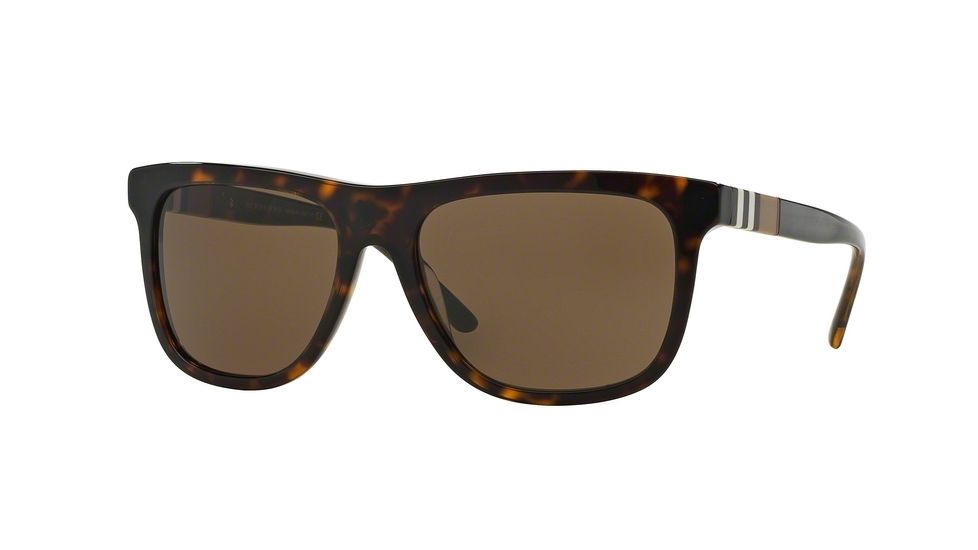 Burberry BE4201 Single Vision Prescription Sunglasses BE4201-300273-58 - Lens Diameter 58 mm, Frame Color Dark Havana