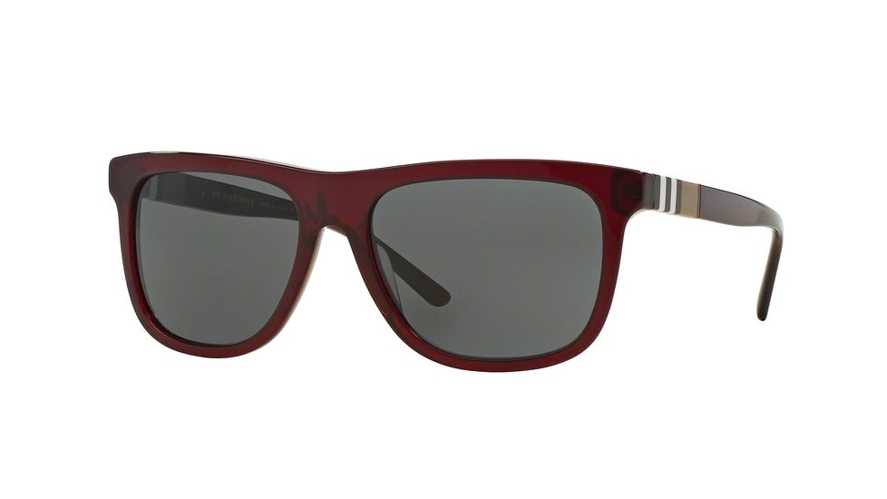 Burberry BE4201 Single Vision Prescription Sunglasses BE4201-354387-58 - Lens Diameter 58 mm, Frame Color Bordeaux