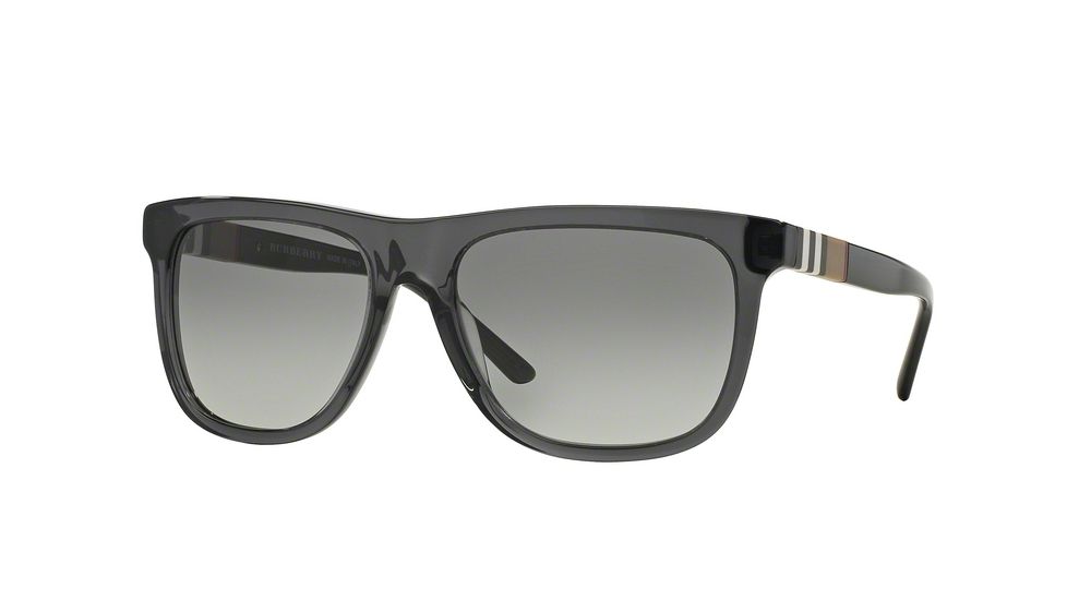 Burberry BE4201 Single Vision Prescription Sunglasses BE4201-354411-58 - Lens Diameter 58 mm, Frame Color Grey