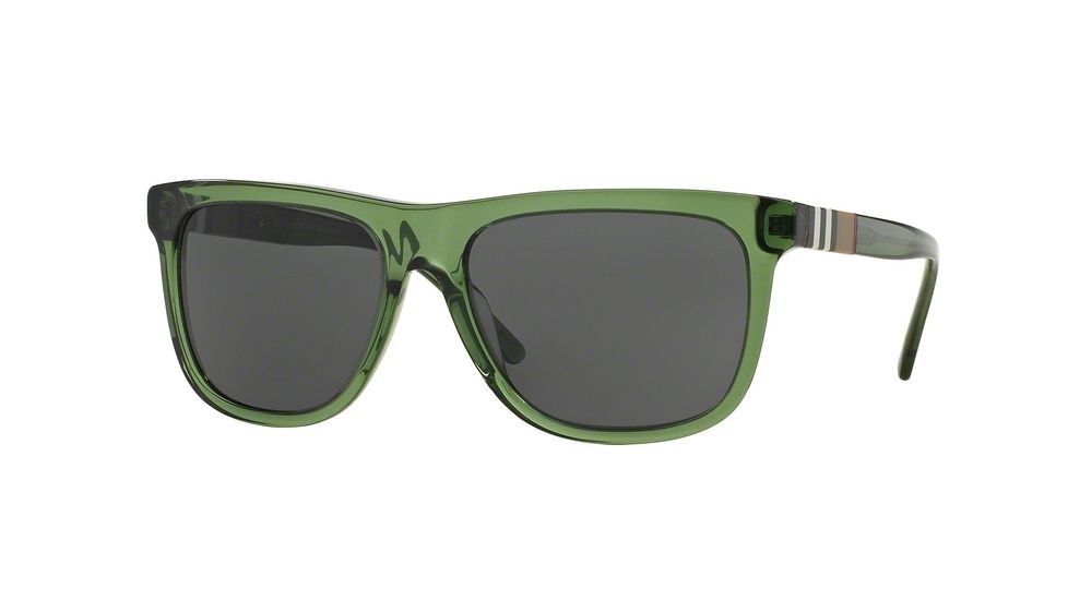 Burberry BE4201 Single Vision Prescription Sunglasses BE4201-354587-58 - Lens Diameter 58 mm, Frame Color Green