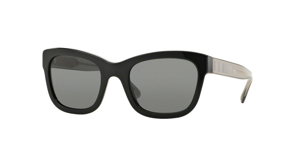 Burberry BE4209 Progressive Prescription Sunglasses BE4209-300187-52 - Lens Diameter 52 mm, Frame Color Black