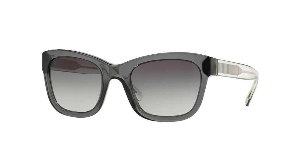 Burberry BE4209 Progressive Prescription Sunglasses BE4209-35448G-52 - Lens Diameter 52 mm, Frame Color Dark Grey