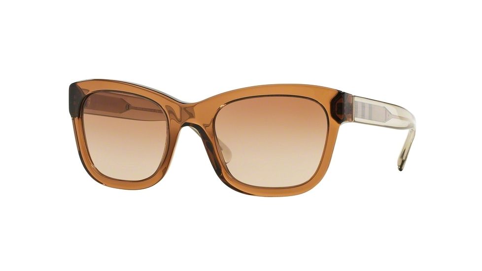 Burberry BE4209 Progressive Prescription Sunglasses BE4209-356413-52 - Lens Diameter 52 mm, Frame Color Brown