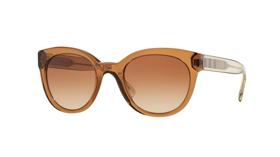 Burberry BE4210 Progressive Prescription Sunglasses BE4210-356413-52 - Lens Diameter 52 mm, Frame Color Brown