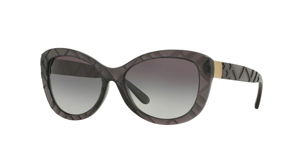 Burberry BE4217 Progressive Prescription Sunglasses BE4217-35818G-56 - Lens Diameter 56 mm, Frame Color Matte Grey