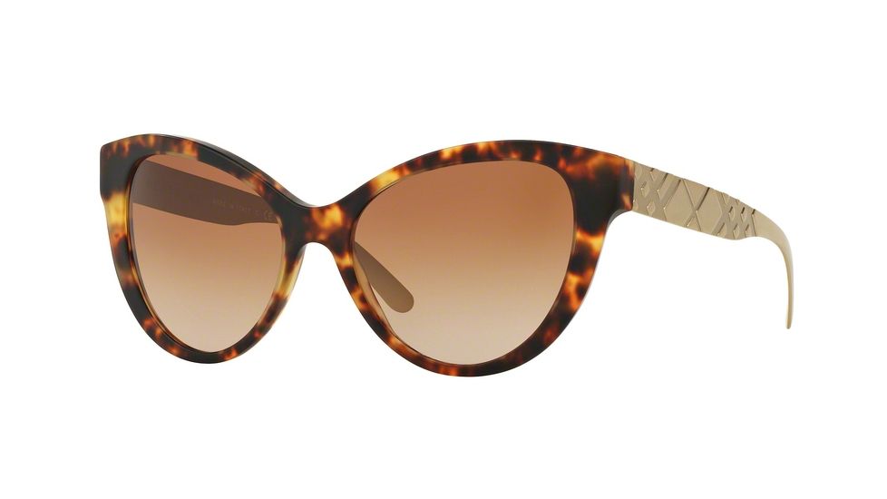 Burberry BE4220 Progressive Prescription Sunglasses BE4220-358013-56 - Lens Diameter 56 mm, Frame Color Havana