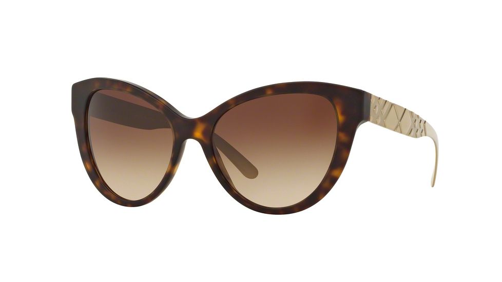 Burberry BE4220F Progressive Prescription Sunglasses BE4220F-353613-56 - Lens Diameter 56 mm, Frame Color Matte Dark Havana