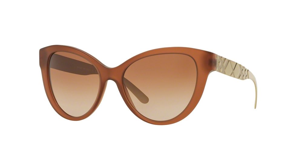 Burberry BE4220F Progressive Prescription Sunglasses BE4220F-357513-56 - Lens Diameter 56 mm, Frame Color Matte Brown