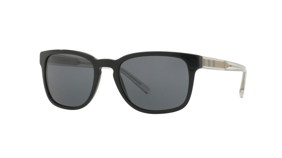 Burberry BE4222F Progressive Prescription Sunglasses BE4222F-300187-55 - Lens Diameter 55 mm, Frame Color Black