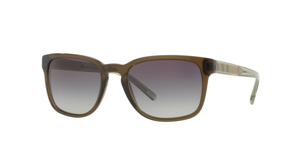 Burberry BE4222F Progressive Prescription Sunglasses BE4222F-30108G-55 - Lens Diameter 55 mm, Frame Color Olive Green