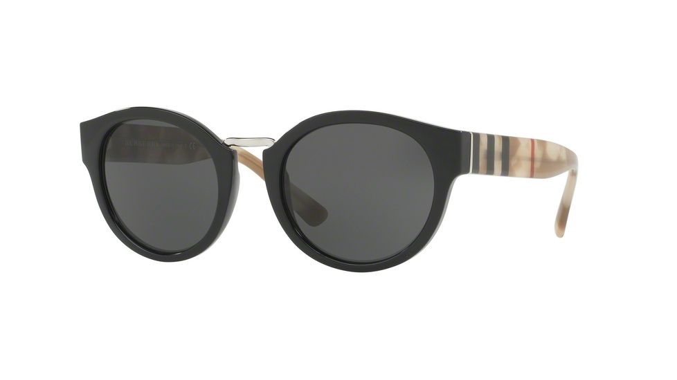 Burberry BE4227 Progressive Prescription Sunglasses BE4227-360087-50 - Lens Diameter 50 mm, Frame Color Black