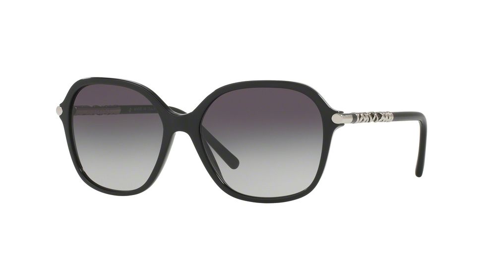 Burberry BE4228 Single Vision Prescription Sunglasses BE4228-30018G-57 - Lens Diameter 57 mm, Frame Color Black