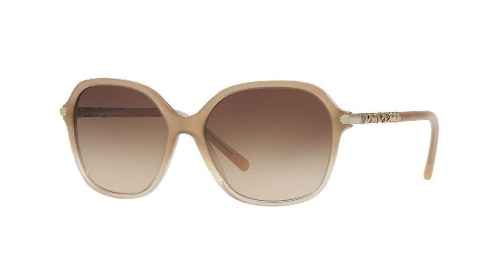 Burberry BE4228 Single Vision Prescription Sunglasses BE4228-335413-57 - Lens Diameter 57 mm, Frame Color Beige Gradient
