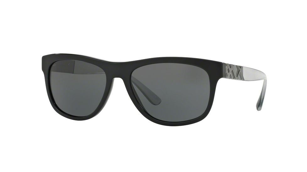 Burberry BE4234F Progressive Prescription Sunglasses BE4234F-300187-57 - Lens Diameter 57 mm, Frame Color Black