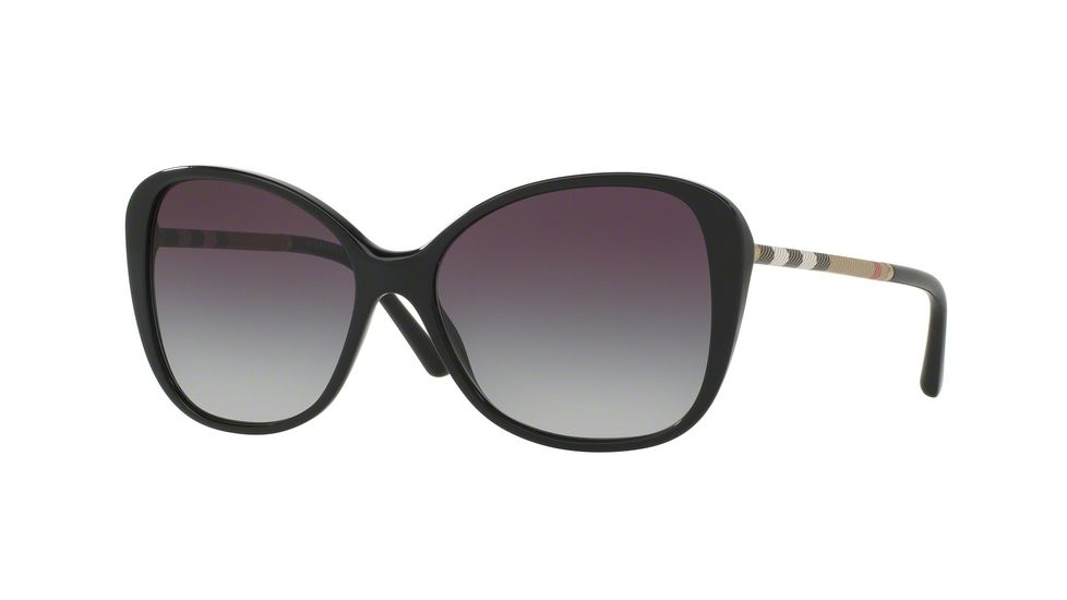 Burberry BE4235Q Bifocal Prescription Sunglasses BE4235Q-30018G-57 - Lens Diameter 57 mm, Frame Color Black