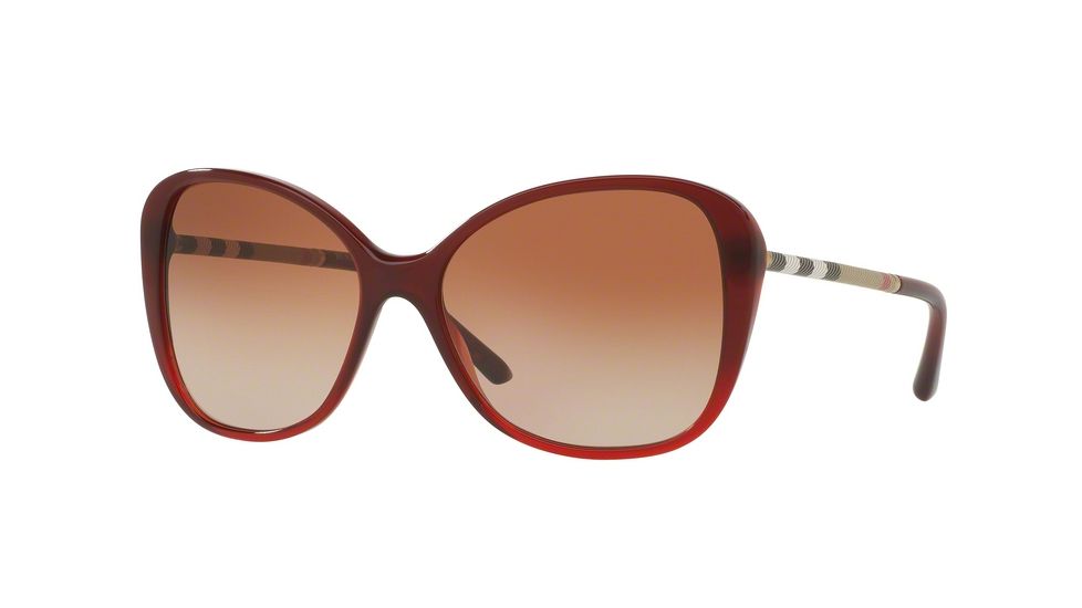 Burberry BE4235Q Bifocal Prescription Sunglasses BE4235Q-362513-57 - Lens Diameter 57 mm, Frame Color Bordeaux Gradient