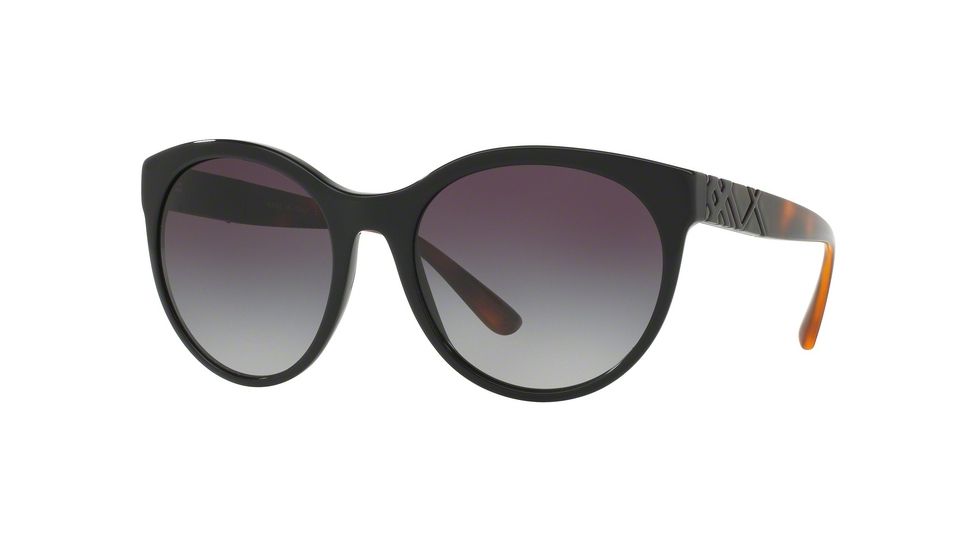 Burberry BE4236F Single Vision Prescription Sunglasses BE4236F-30018G-56 - Lens Diameter 56 mm, Frame Color Black