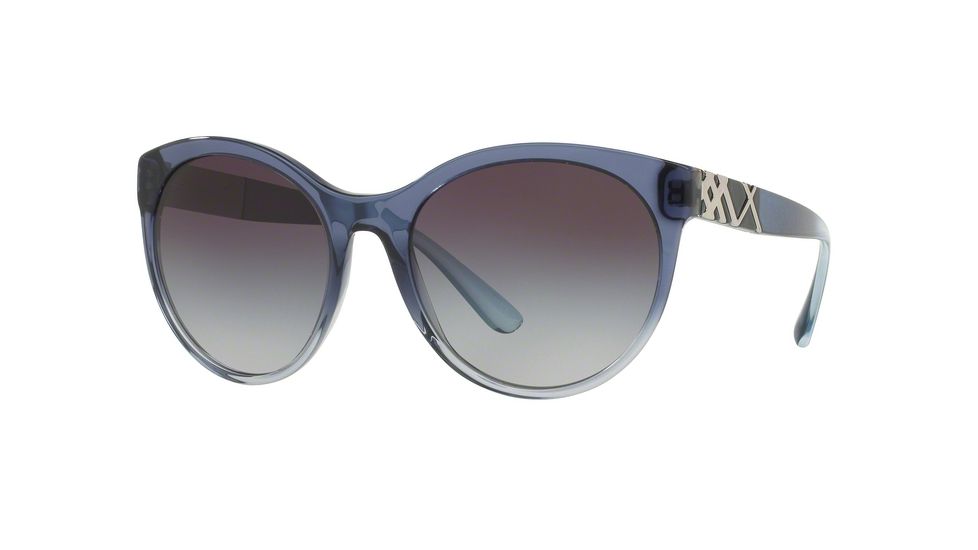 Burberry BE4236F Single Vision Prescription Sunglasses BE4236F-35998G-56 - Lens Diameter 56 mm, Frame Color Blue Gradient