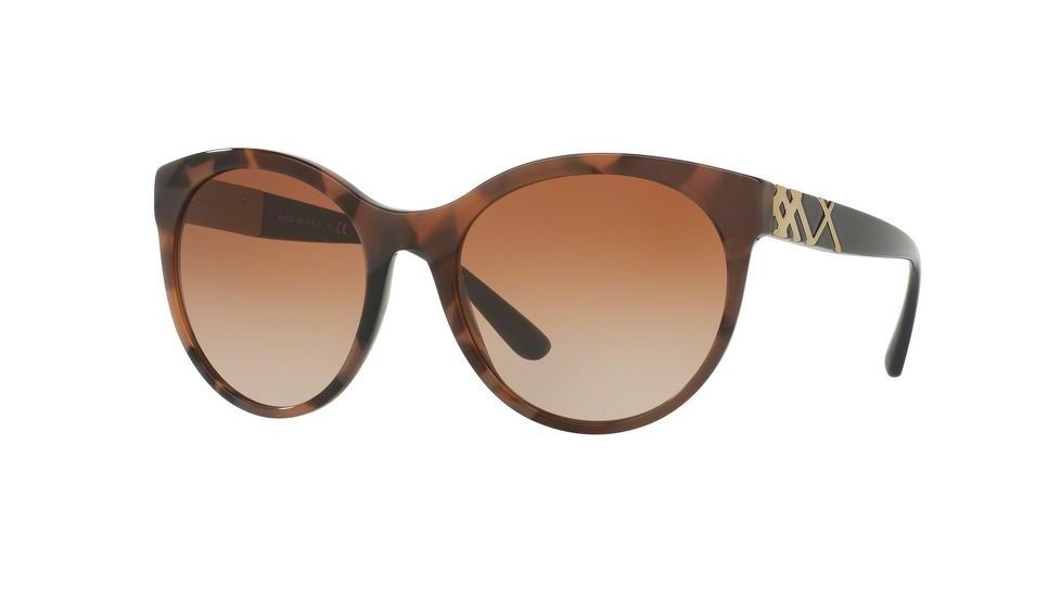 Burberry BE4236F Single Vision Prescription Sunglasses BE4236F-362313-56 - Lens Diameter 56 mm, Frame Color Spotted Brown