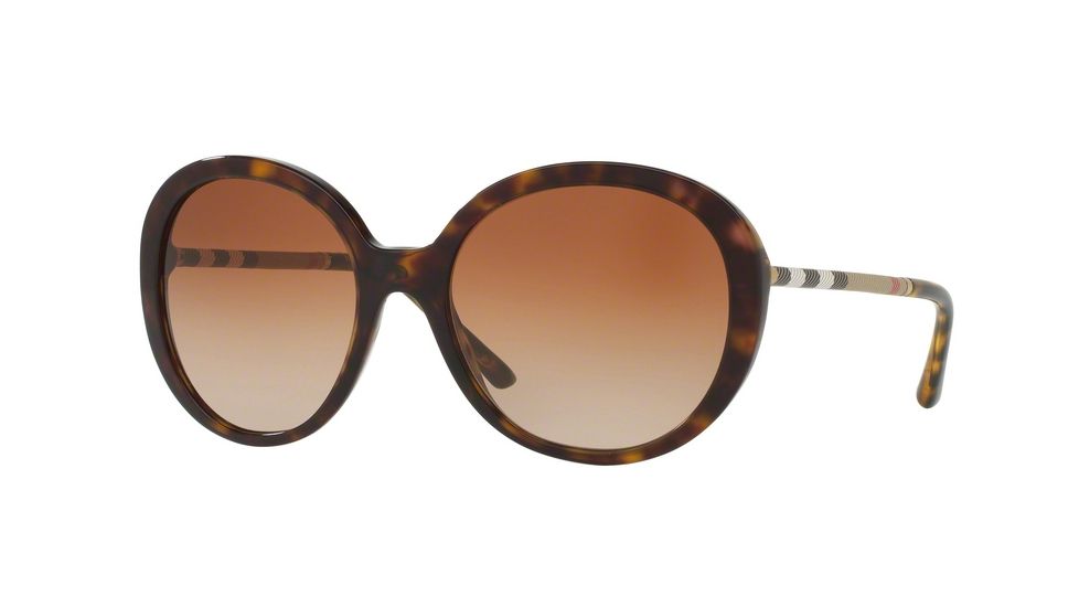 Burberry BE4239Q Single Vision Prescription Sunglasses BE4239Q-300213-57 - Lens Diameter 57 mm, Frame Color Dark Havana