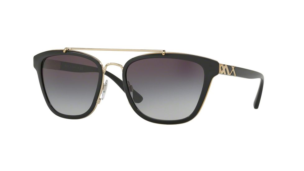 Burberry BE4240 Bifocal Prescription Sunglasses BE4240-30018G-56 - Lens Diameter 56 mm, Frame Color Black