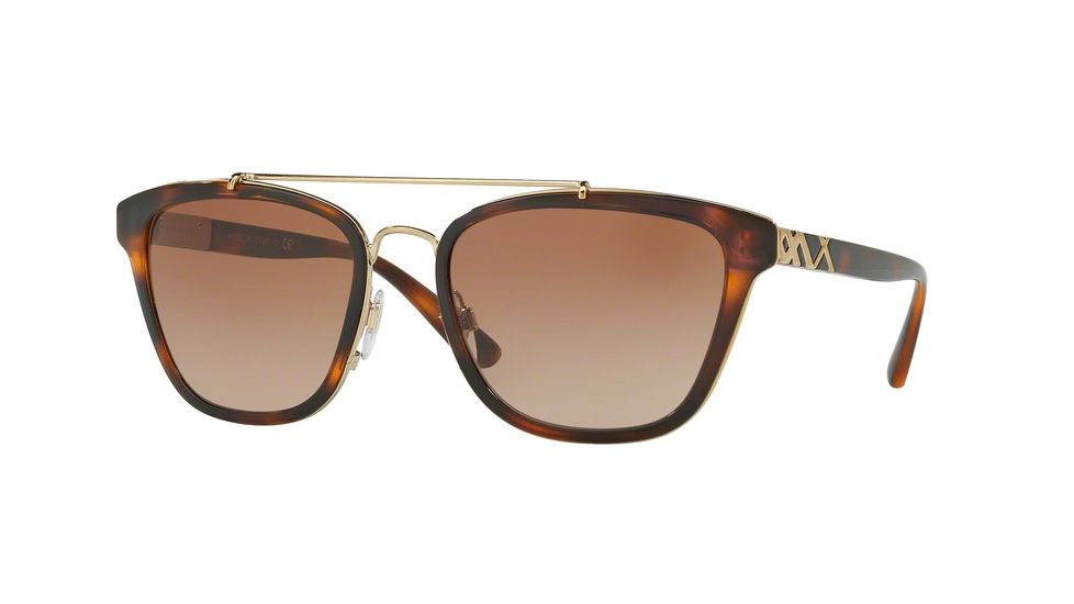 Burberry BE4240 Bifocal Prescription Sunglasses BE4240-331613-56 - Lens Diameter 56 mm, Frame Color Light Havana