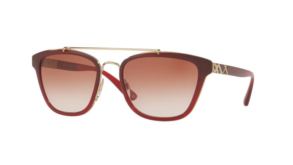 Burberry BE4240 Bifocal Prescription Sunglasses BE4240-363113-56 - Lens Diameter 56 mm, Frame Color Gradient Red