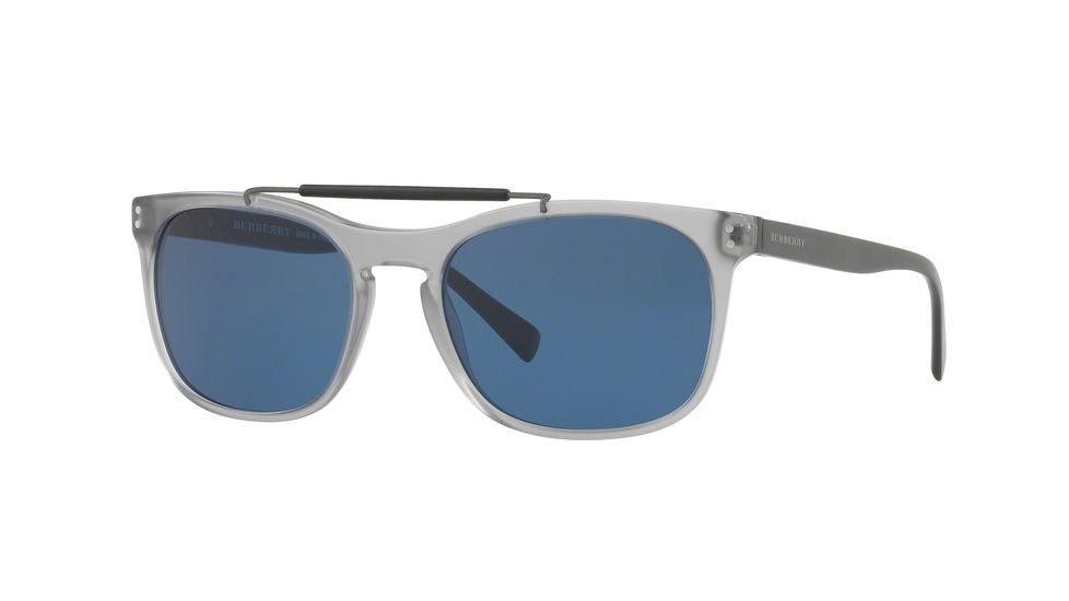 Burberry BE4244F Single Vision Prescription Sunglasses BE4244F-364080-56 - Lens Diameter 56 mm, Frame Color Matte Grey