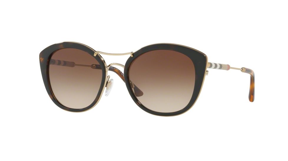 Burberry BE4251Q Bifocal Prescription Sunglasses BE4251Q-300213-53 - Lens Diameter 53 mm, Frame Color Dark Havana