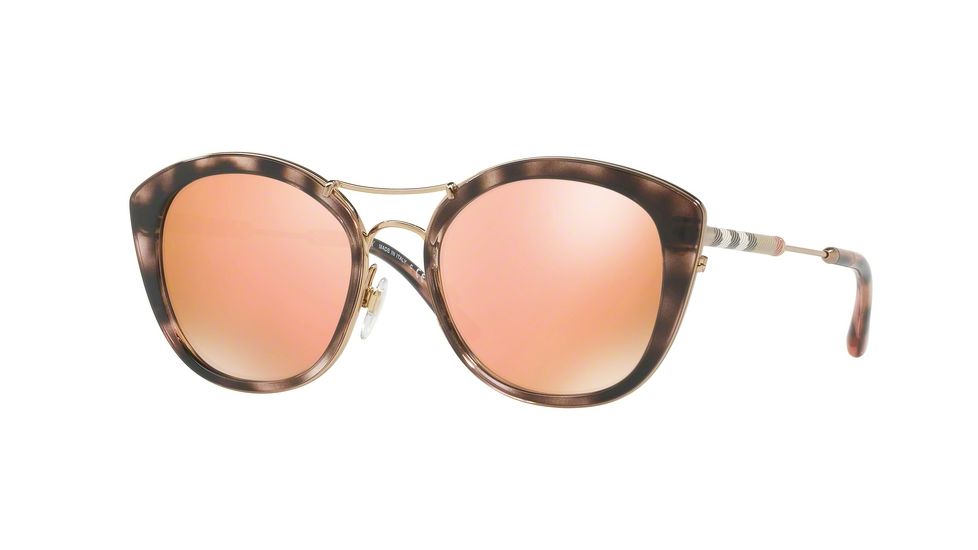 Burberry BE4251Q Bifocal Prescription Sunglasses BE4251Q-36637J-53 - Lens Diameter 53 mm, Frame Color Pink Havana