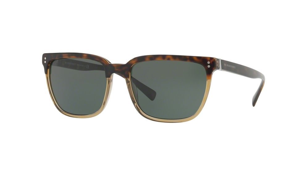 Burberry BE4255F Bifocal Prescription Sunglasses BE4255F-36605U-58 - Lens Diameter 58 mm, Frame Color Top Havana On Grey