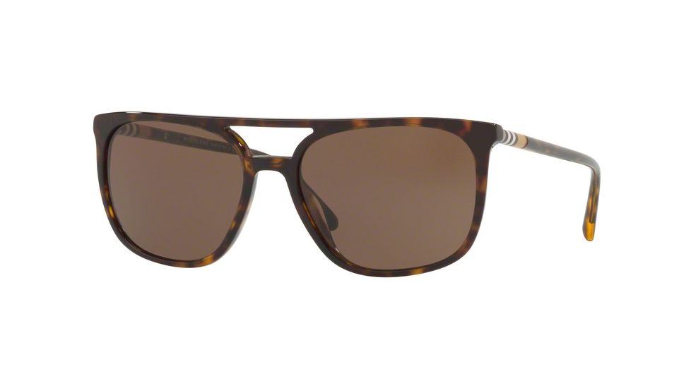 Burberry BE4257F Single Vision Prescription Sunglasses BE4257F-300273-59 - Lens Diameter 59 mm, Frame Color Dark Havana