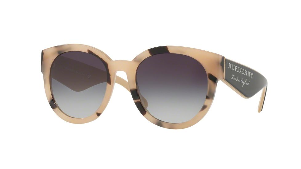 Burberry BE4260F Single Vision Prescription Sunglasses BE4260F-36928G-54 - Lens Diameter 54 mm, Frame Color Light Horn