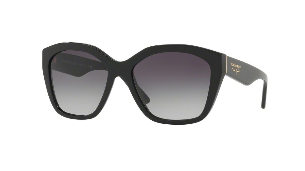 Burberry BE4261 Bifocal Prescription Sunglasses, 57mm, Black, BE4261-30018G-57-BI
