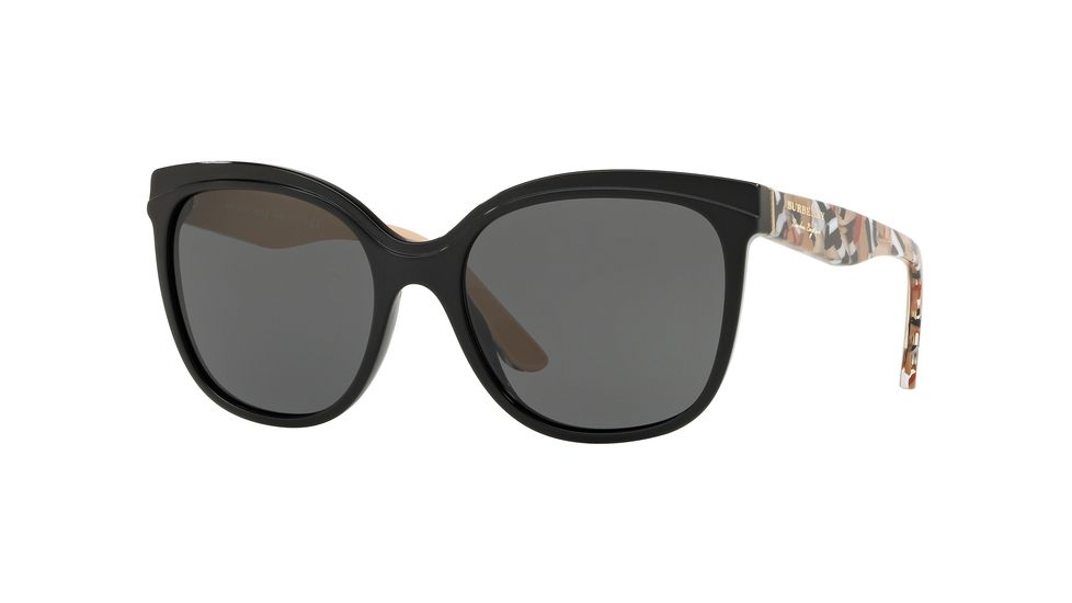 Burberry BE4270 Bifocal Prescription Sunglasses, 55mm, Black, BE4270-372887-55-BI