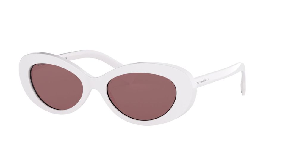 Burberry BE4278 Bifocal Prescription Sunglasses, 54mm, White, BE4278-300775-54-BI