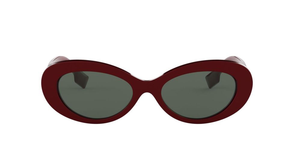Burberry BE4278 Bifocal Prescription Sunglasses, 54mm, Bordeaux, BE4278-340371-54-BI
