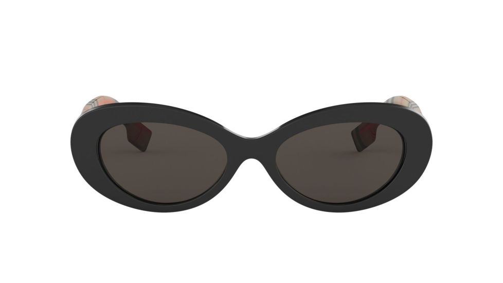 Burberry BE4278 Bifocal Prescription Sunglasses, 54mm, Black, BE4278-3757-3-54-BI