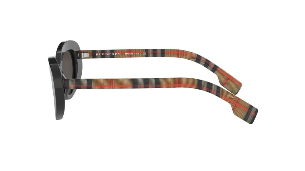 Burberry BE4278 Bifocal Prescription Sunglasses, 54mm, Black, BE4278-3757-3-54-BI