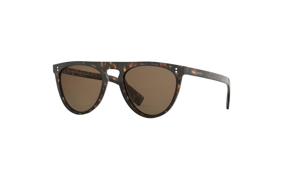 Burberry BE4281 Prescription Sunglasses, 54mm, Dark Havana, BE4281-300273-54-SV