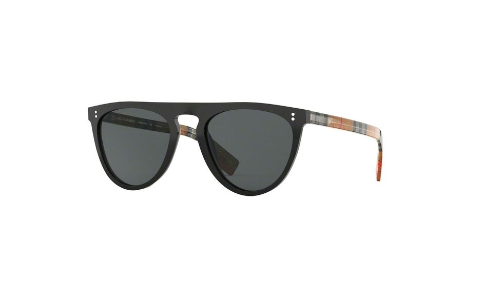 Burberry BE4281 Prescription Sunglasses, 54mm, Black, BE4281-375781-54-SV