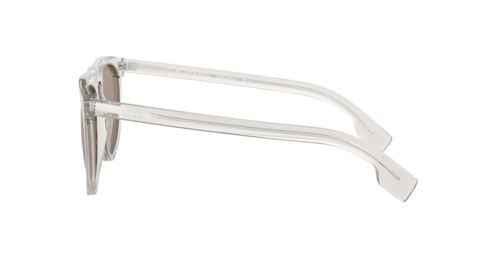 Burberry BE4281 Prescription Sunglasses, 54mm, Transparent Grey, BE4281-37803G-54-SV