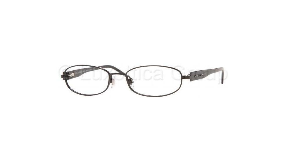 Burberry Eyeglasses BE1047 with Lined Bifocal Rx Prescription Lenses 1001-5117 - Shiny Black 